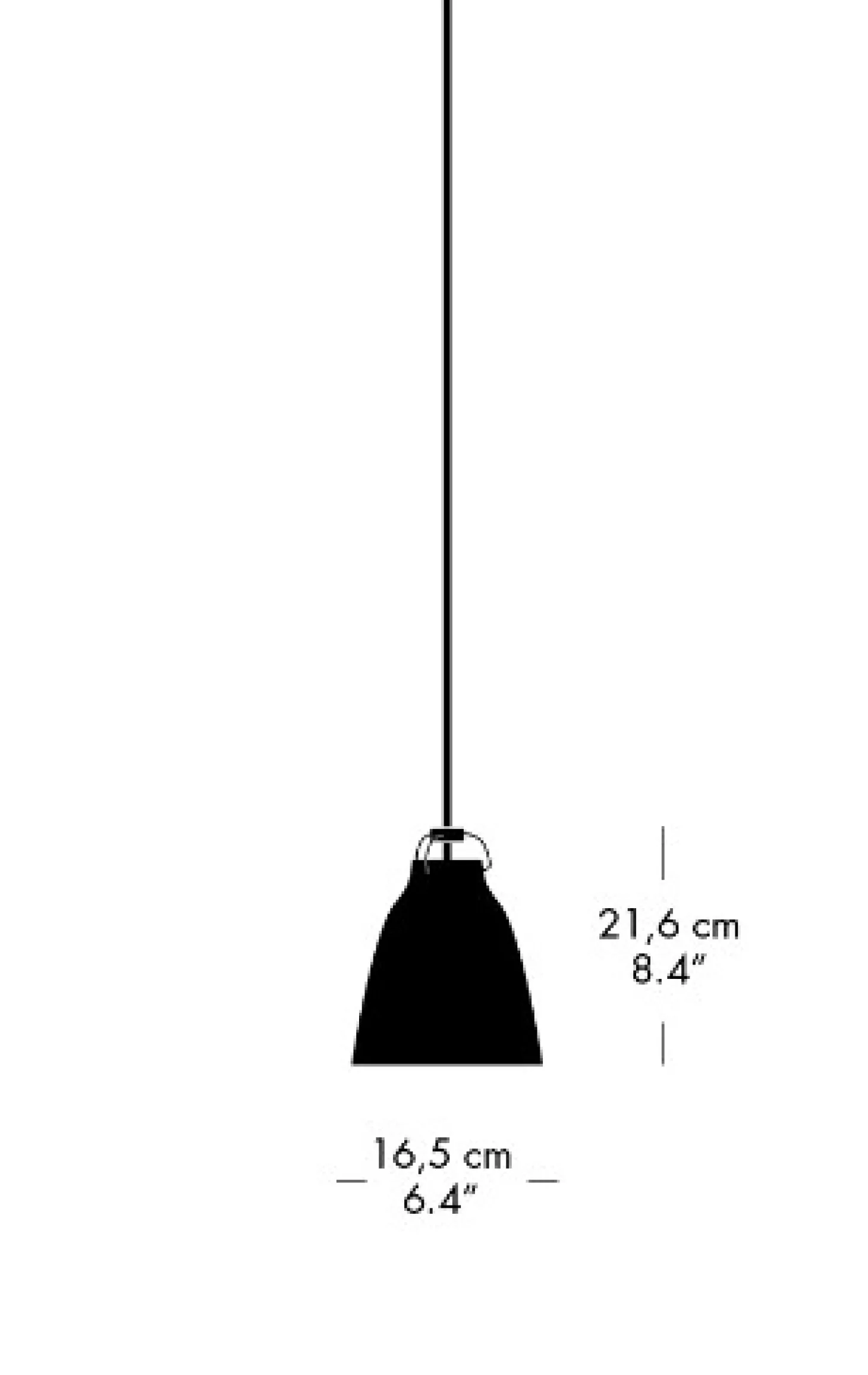 Fritz Hansen - Loftlampe - Caravaggio™ Matt - Patina Grøn - P1 Small