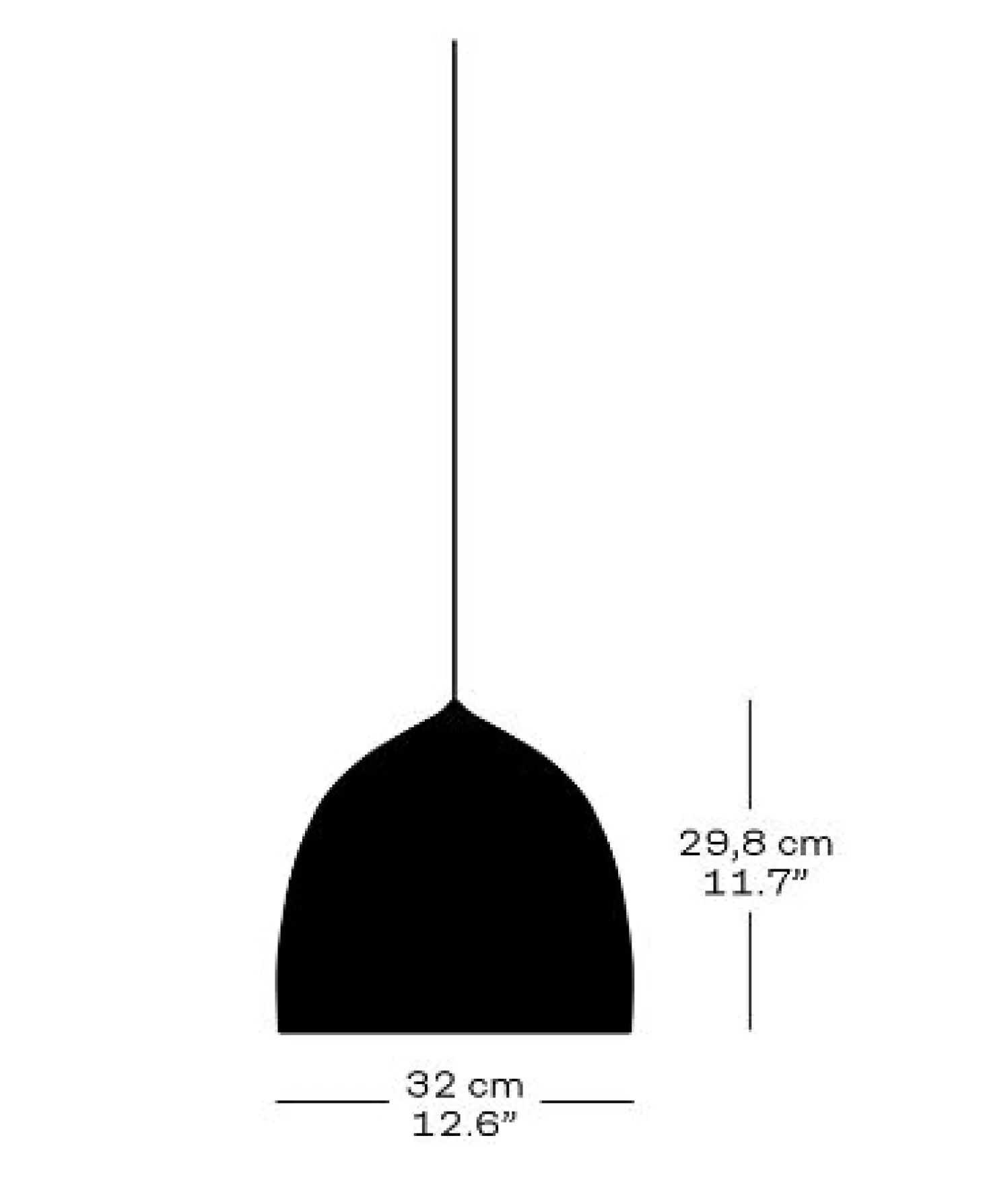Fritz Hansen - Loftlampe - Suspence P1.5 - Pale Pearl