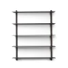 Gejst - Nivo E, shelf large - Sort/sort eg