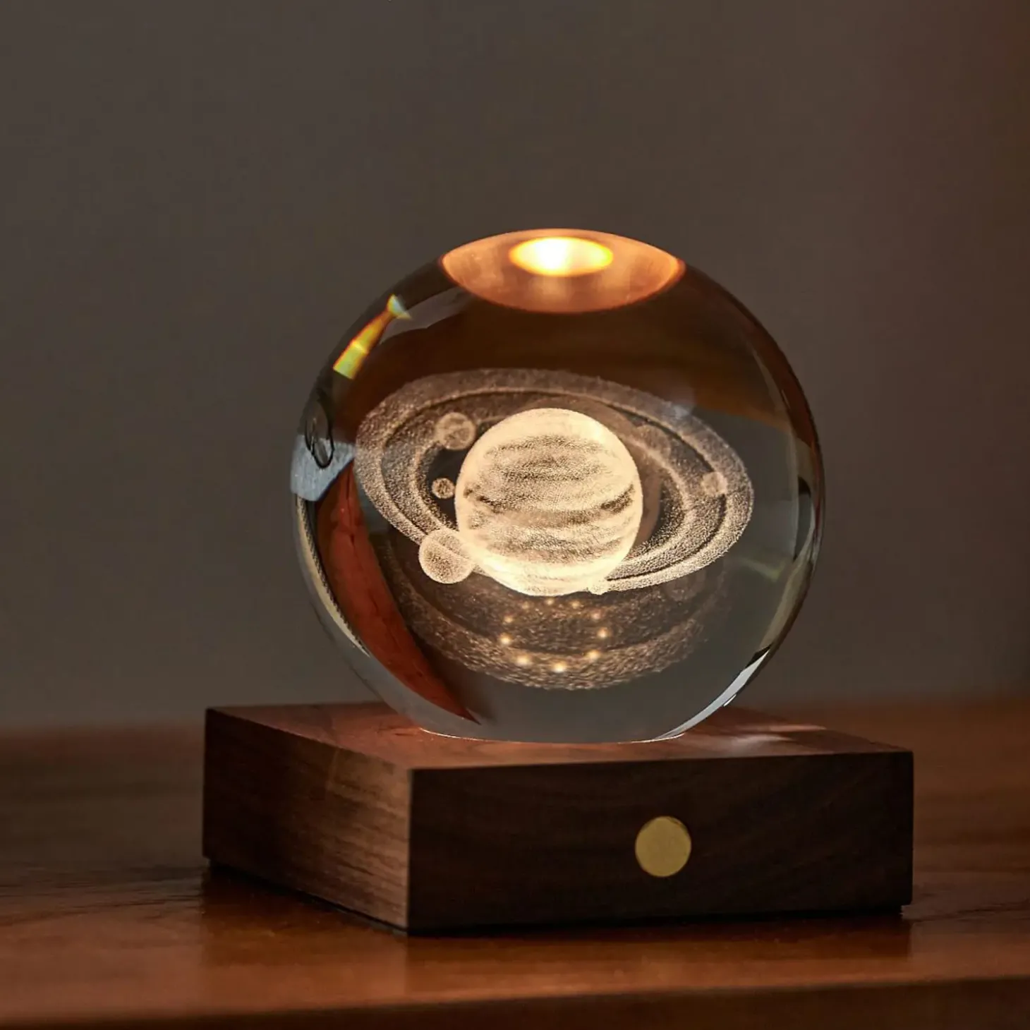 Gingko - Amber Crystal Light - Saturn