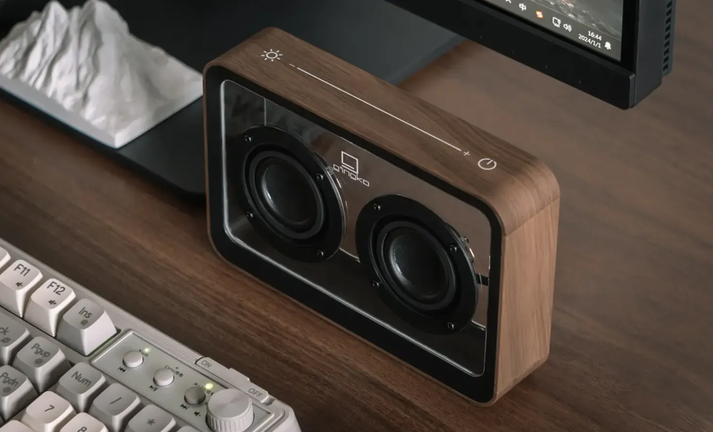 Gingko - Mage See-through Bluetooth Speaker - Walnut