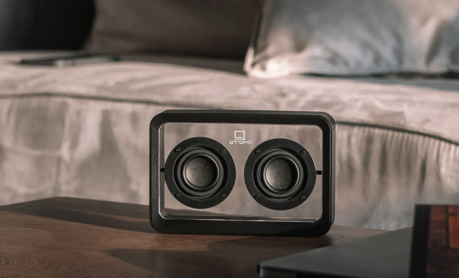 Gingko - Mage See-through Bluetooth Speaker - Black