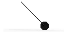 Gingko - Octagon One Desk Lamp - Black
