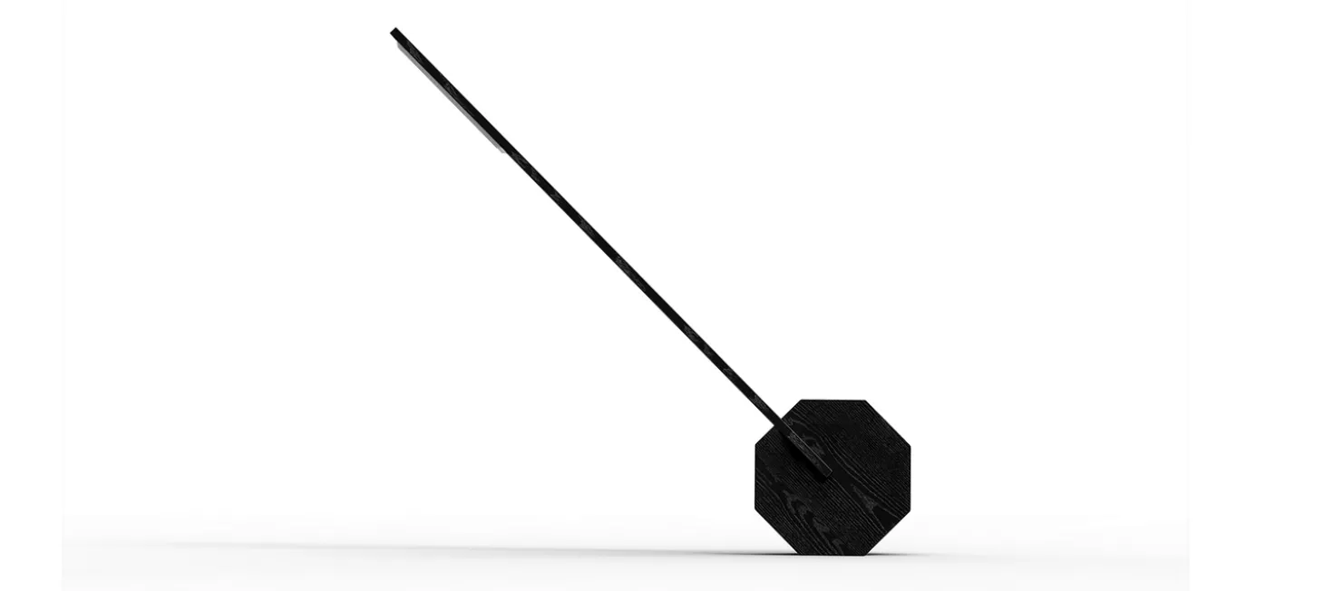 Gingko - Octagon One Desk Lamp - Black