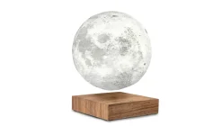 Gingko - Smart Moon Lamp Walnut - sværende månelampe - valnødtræ - 14 cm