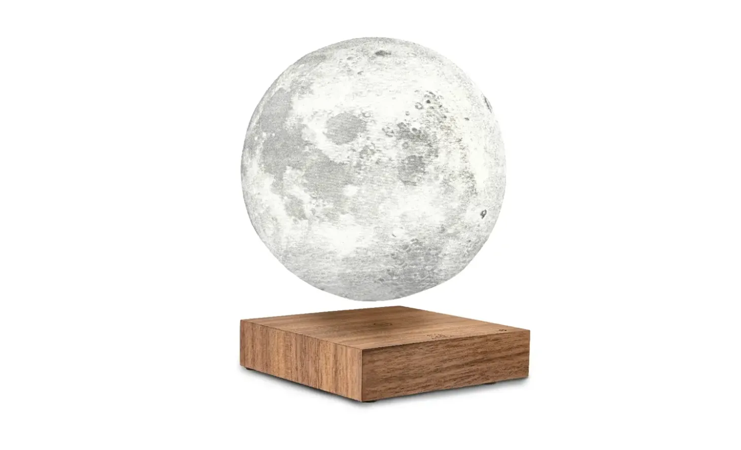 Gingko - Smart Moon Lamp Walnut - sværende månelampe - valnødtræ - 14 cm