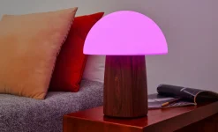 Gingko - Super Mini Alice Mushroom Lamp - Walnut