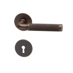 Habo - Dørgreb inkl. nøgleskilte - Lexington - Bronze