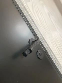 Habo - Dørgrebsstopper - Genbrugsplast - 3 stk. - Sort