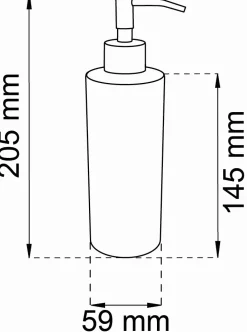 Habo - Sæbedispenser - Blossom - Hvid - H: 20,5 cm