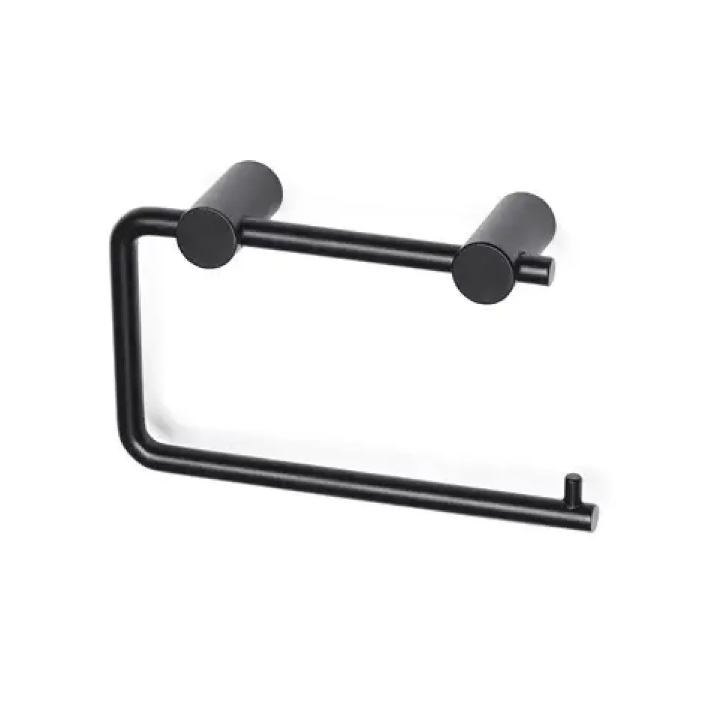 Habo - Toiletpapirholder 1368 - Sort Stål