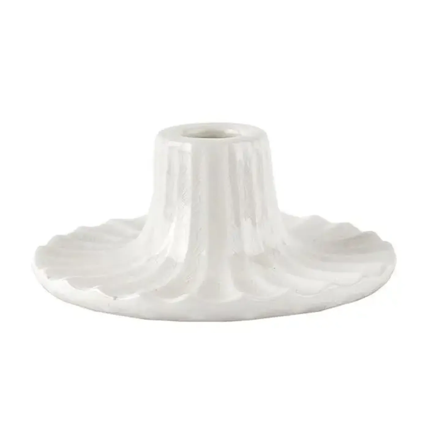 2Have - Lysestage - Süss - 5x12 cm - Hvid Keramik