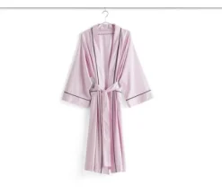 HAY - Badekåbe/Morgenkåbe - Outline Robe - Glacier Multi / Soft Pink - One size