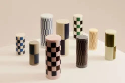 Hay - Bloklys - Column - Medium - Anthrachite & Bordeaux