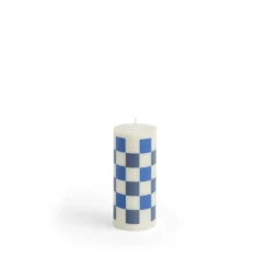 Hay - Bloklys - Column - Small - Hvid & blå