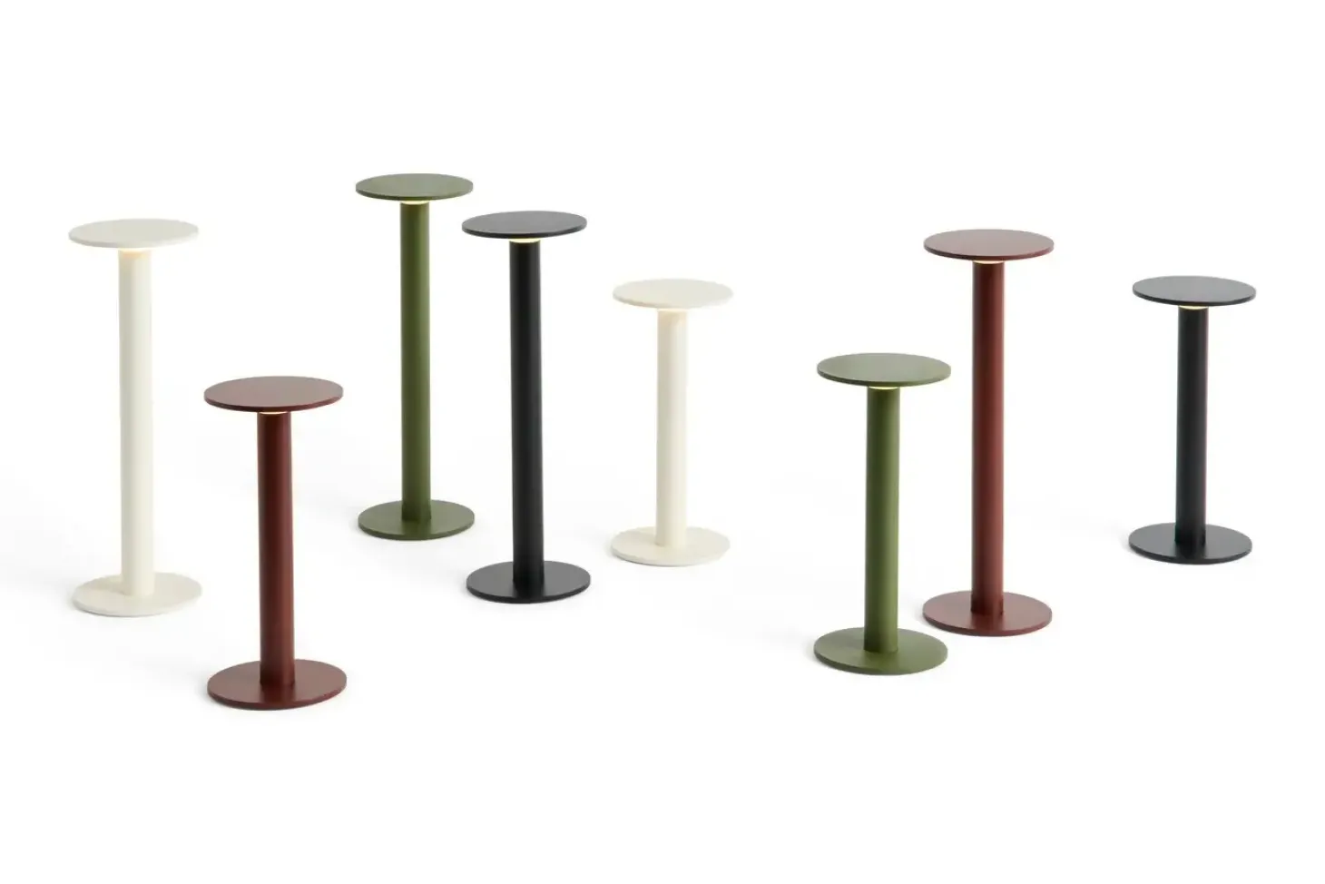 HAY - Bærbar Lampe - Host - H22 cm - Olive