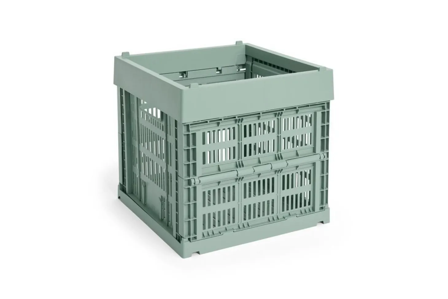 HAY Colour Crate - Cube - Sage green