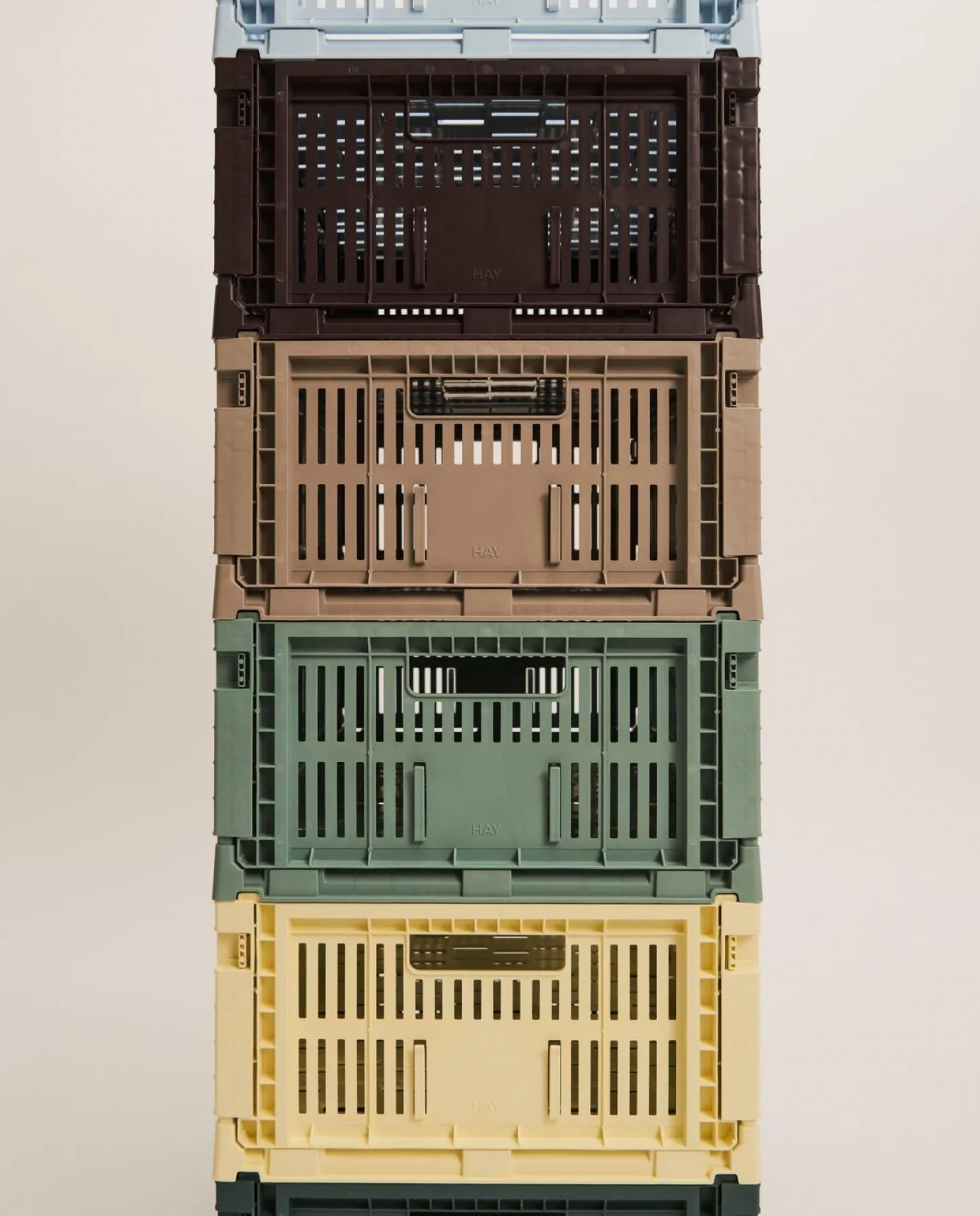 HAY Colour Crate - Large - Charcoal