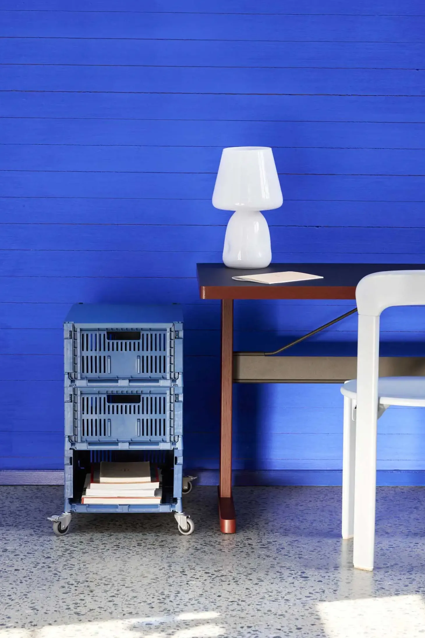 HAY Colour Crate - Large - Dusty blue