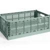 HAY Colour Crate - Large - Sage green