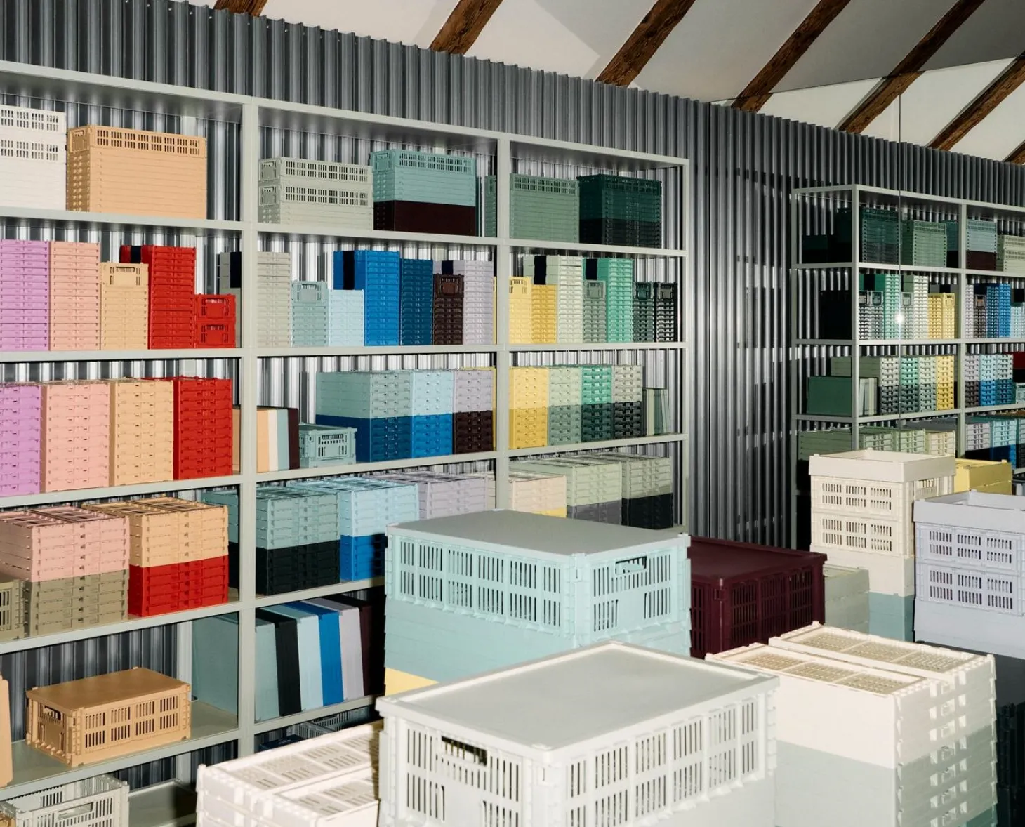 HAY Colour Crate - Large Square - Off-white