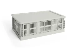 HAY Colour Crate Lid Plastic - Large - Grey