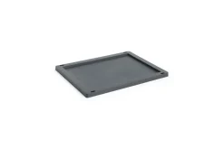 HAY Colour Crate Lid Plastic - Medium - Charcoal