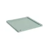 HAY Colour Crate Lid Plastic - Medium Square / Cube - Sage green