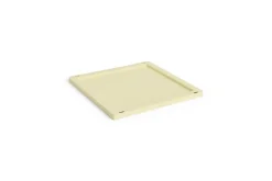 HAY Colour Crate Lid Plastic - Medium Square / Cube - Light yellow