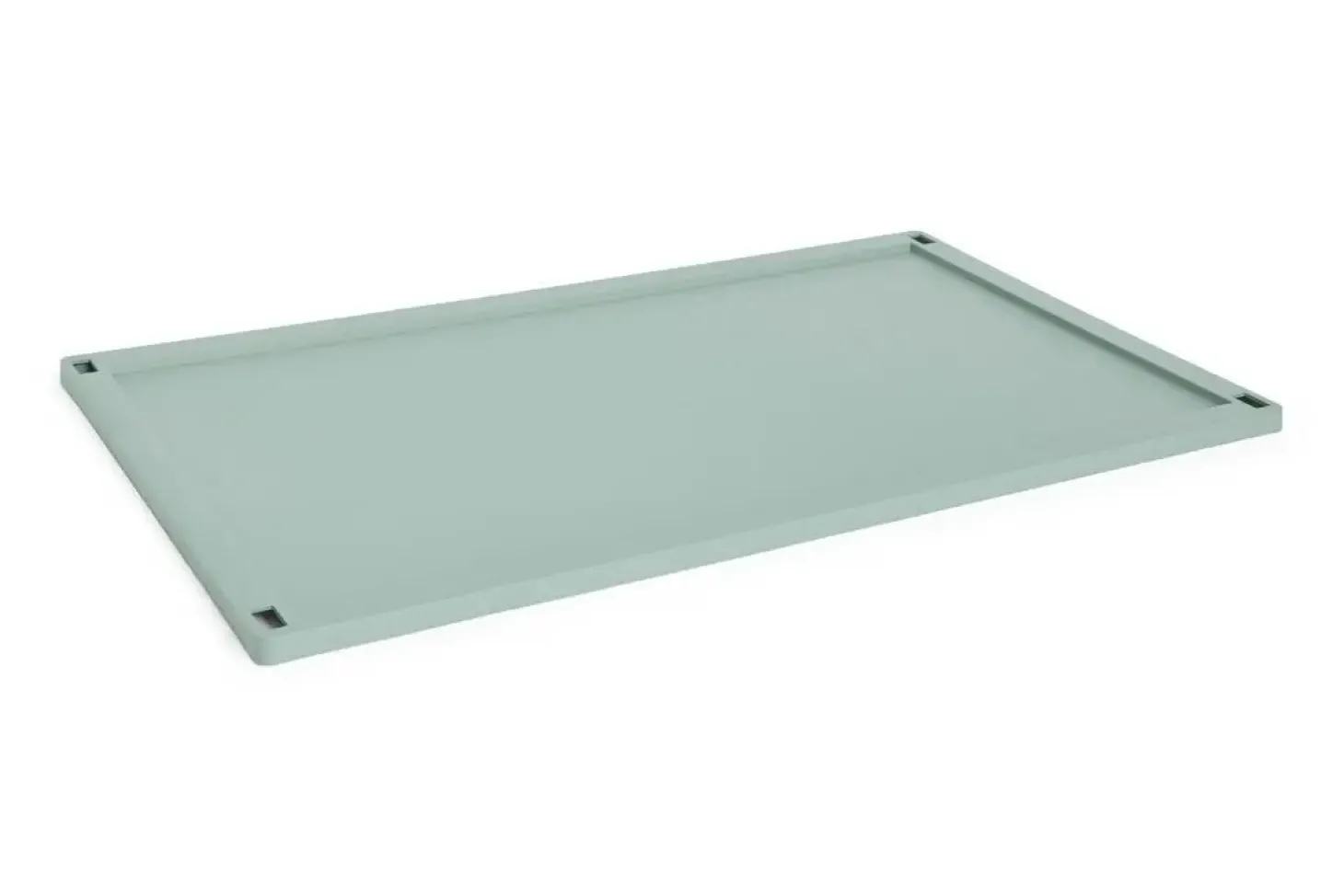 HAY Colour Crate Lid Plastic - X-Large - Sage green