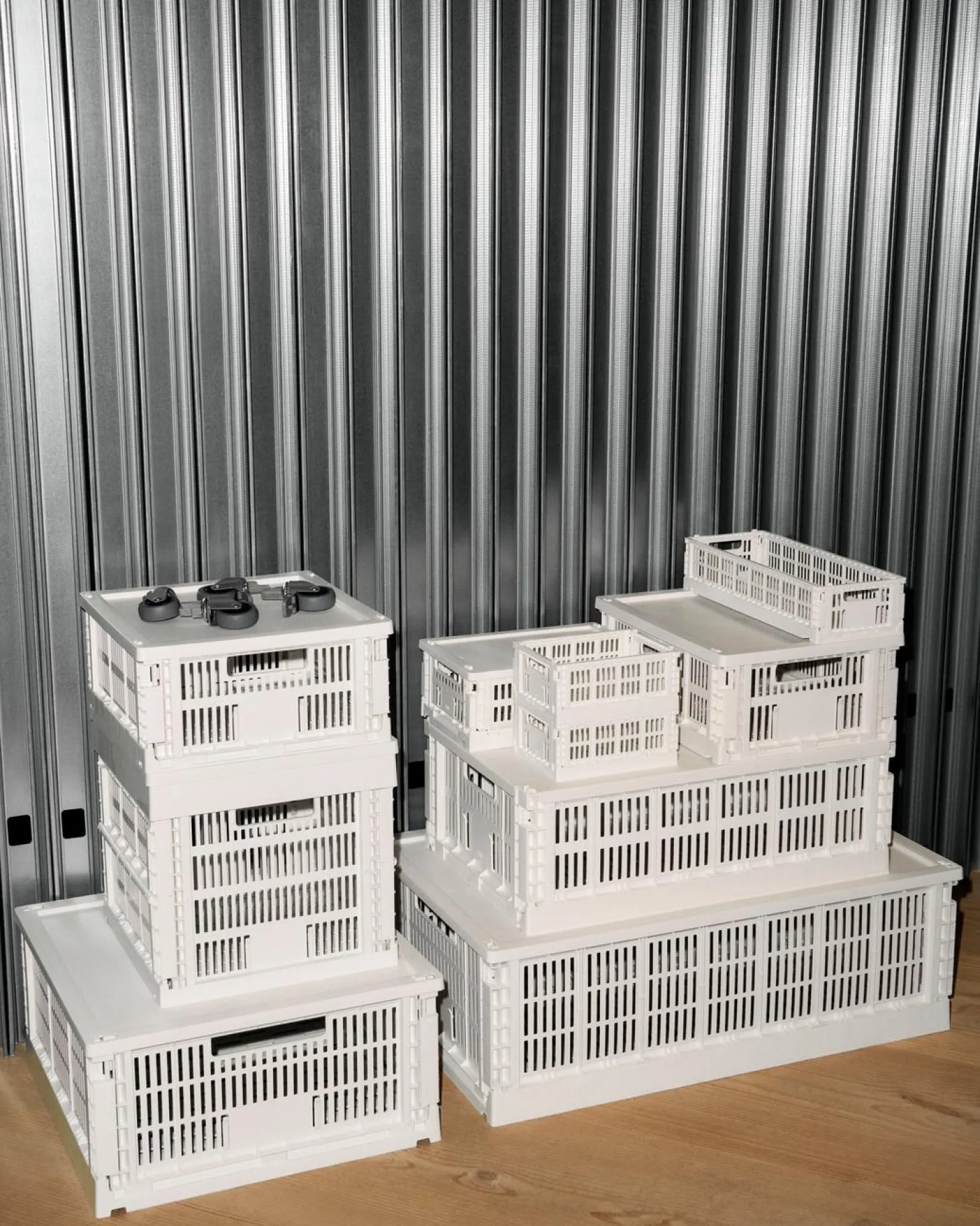 HAY Colour Crate Lid Plastic - X-Large - Off-white