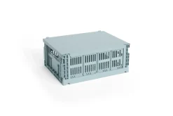 HAY Colour Crate - Medium - Dusty blue