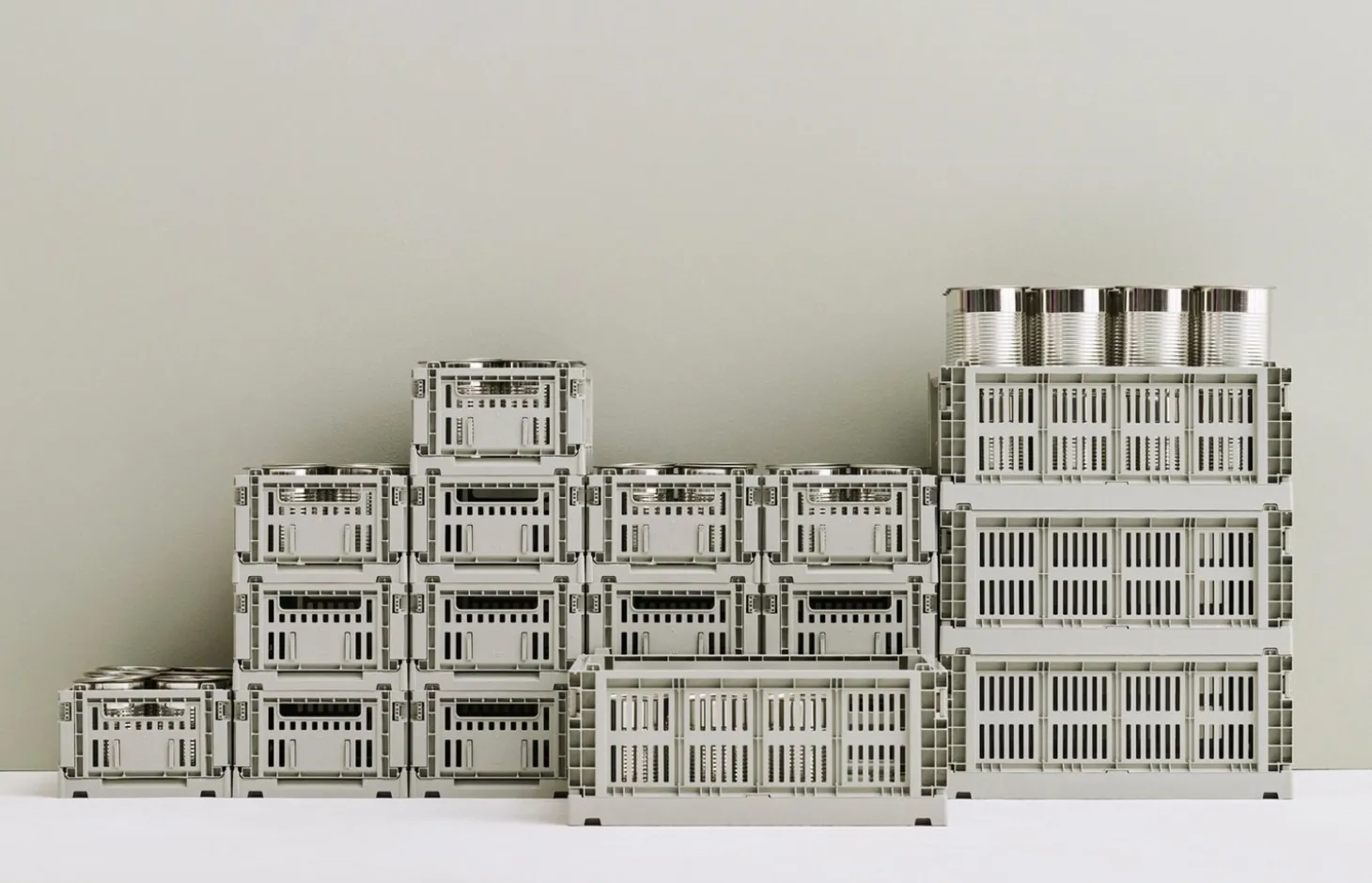 HAY Colour Crate - Medium - Grey