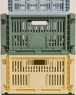HAY Colour Crate - Medium Square - Sage green