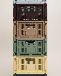 HAY Colour Crate - Medium Square - Dark green