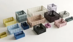 HAY Colour Crate Mini - Oblong - Dark green