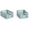HAY Colour Crate Mini - Set of 2 - Dusty blue
