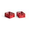 HAY - Colour Kasser - Recycled - Mini - Rød - Red - 2 stk