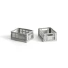 HAY - Colour Kasser - Recycled - Mini - Lysegrå - Light Grey - 2 stk
