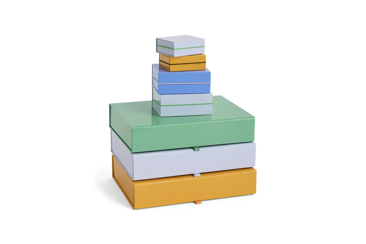 HAY - Colour Storage Jewellery Box - Smykkeskrin - Egg Yolk gul