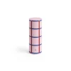 Hay - Column Candle - Light pink, red, bordeaux and dark blue