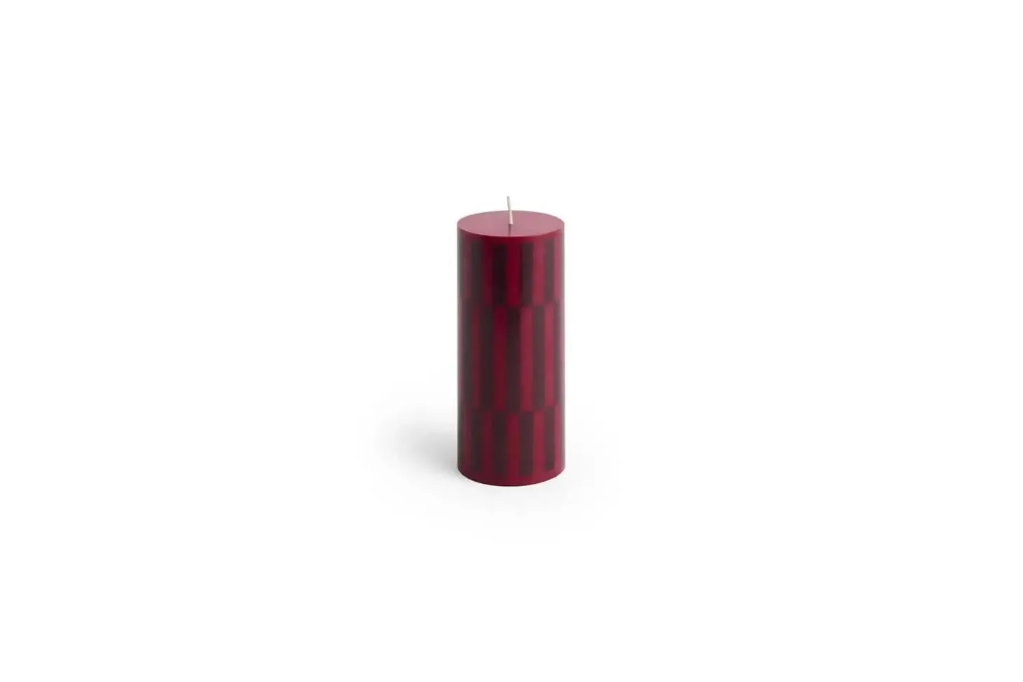 Hay - Column Candle - Wine and bordeaux