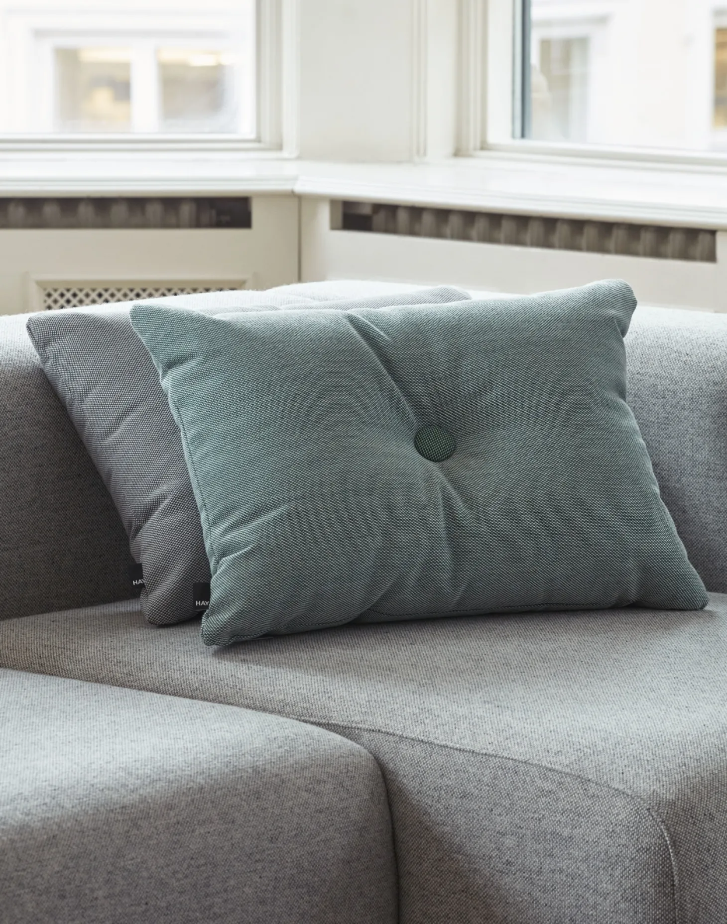 Hay - Dot Cushion - Steelcut Trio - Light grey