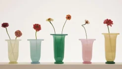 Hay - Empire Vase - Large - Lemon & Green - Sand with lemon rim, green base - 829