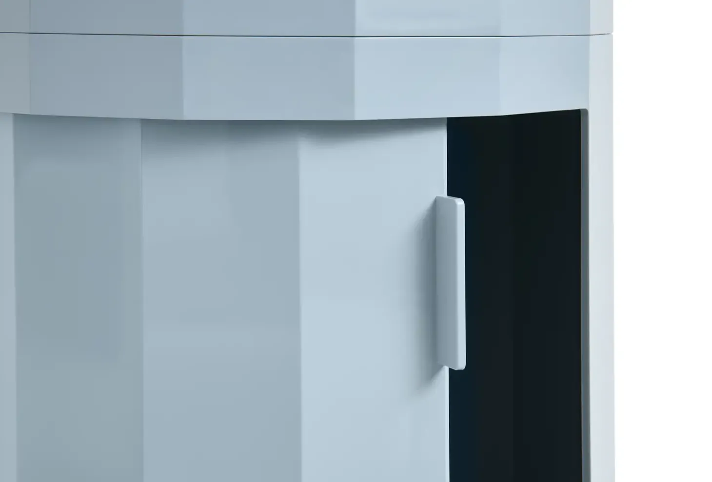 Hay - Facet Cabinet - High - Spinach Green - Grønt - med hjul