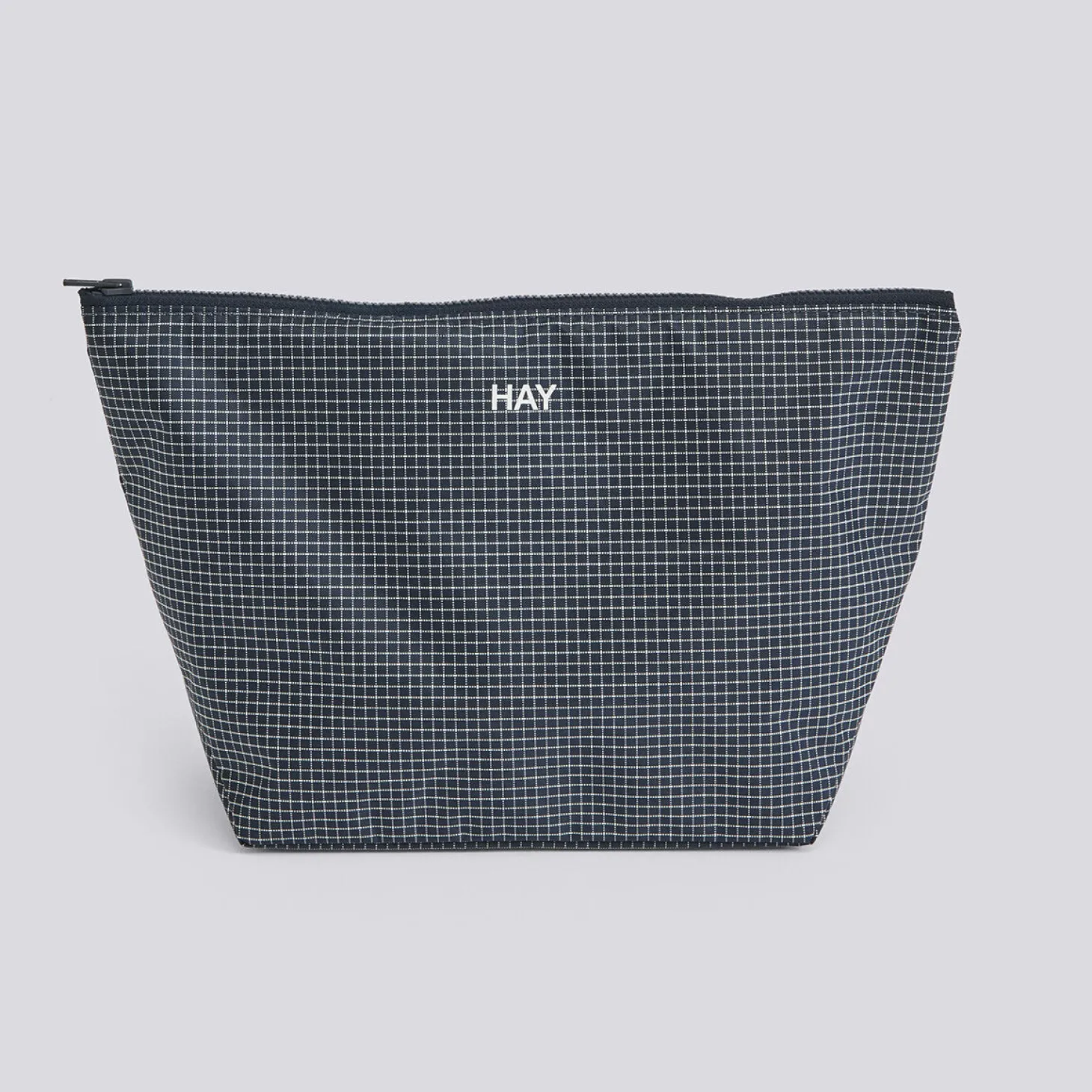 Hay - Grid Pouch - Medium - Mørkeblå