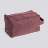 Hay - Grid Wash Bag - Medium - Burgundy