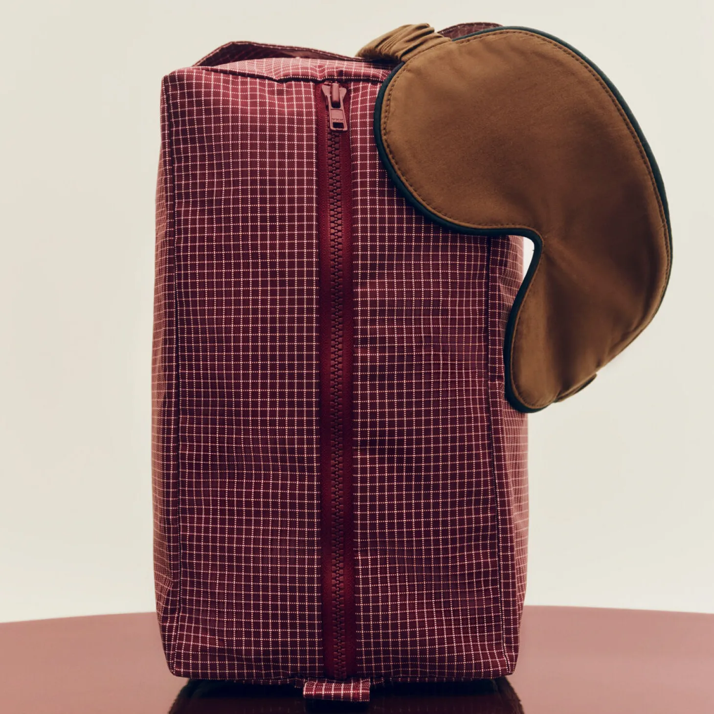 Hay - Grid Wash Bag - Small - Mørk blå