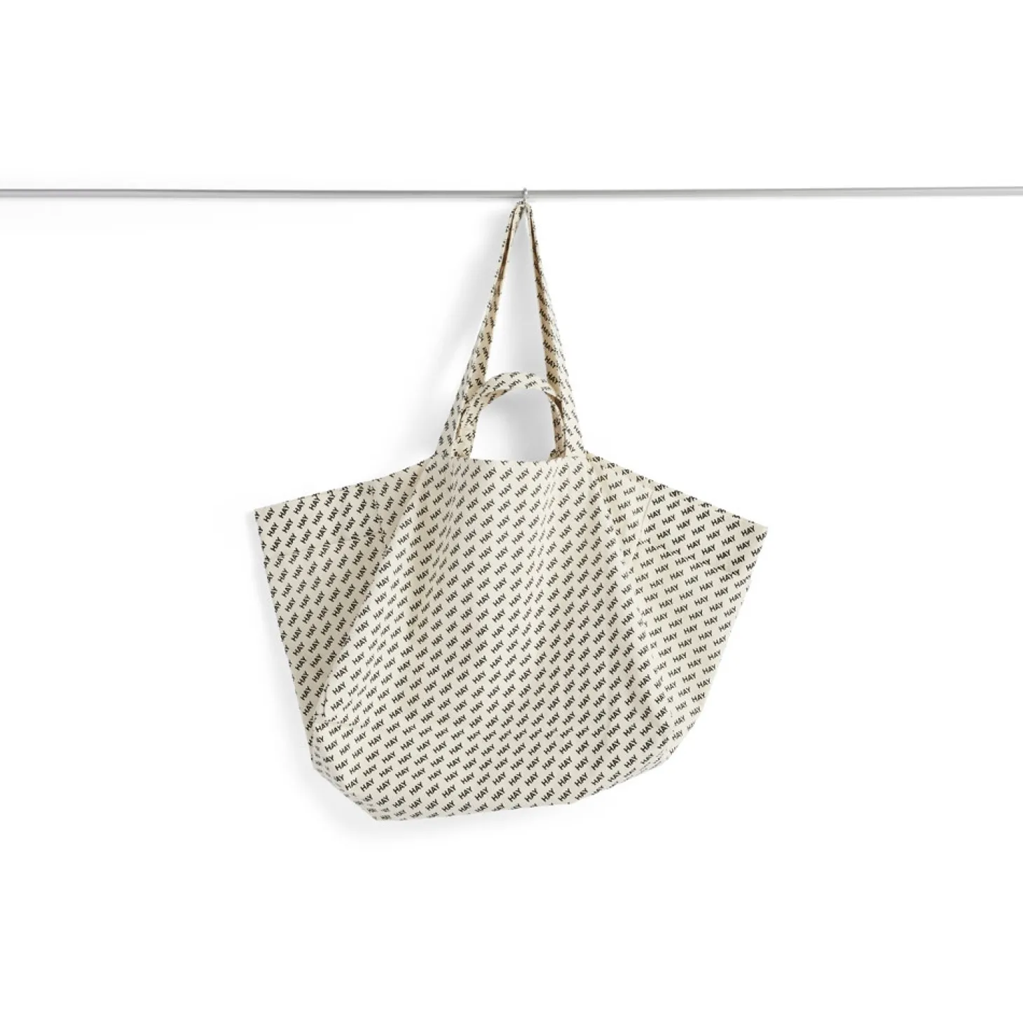 HAY - Indkøbsnet - Logo Weekend Bag - Black / Sort