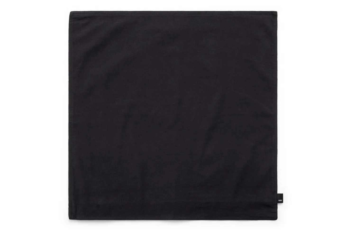Hay - Linen Cushion Cover - 60 x 60 - Blue, black